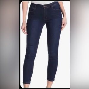 NEW Tahari comfort luxe classic skinny Jean Dark Blue Size 22 Plus Size NWT New